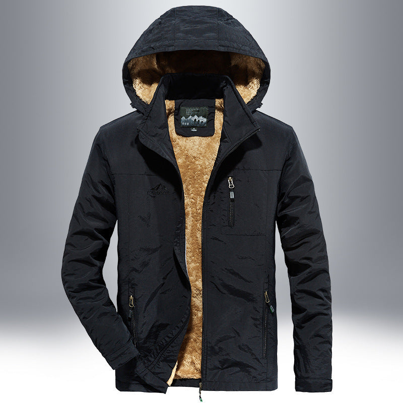 Men's waterproof outdoor jacket with warm lining Lune London