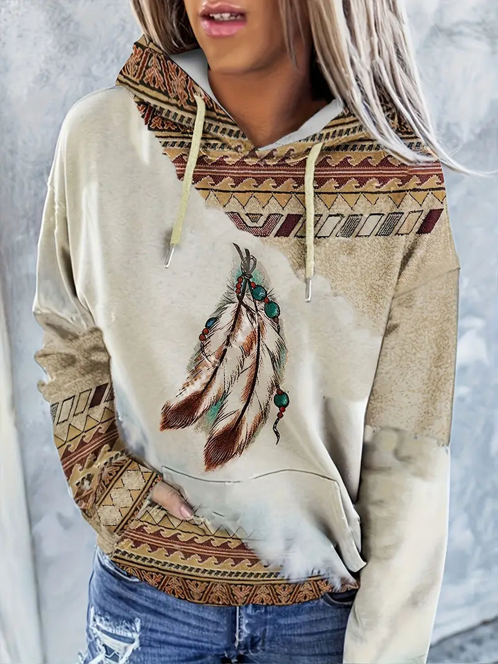 Lune London | Casual sweater with long sleeves and a hood