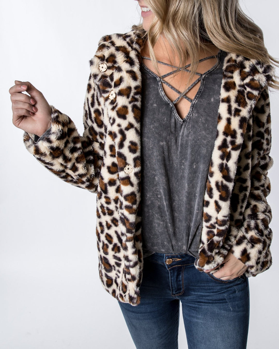 Ladies Elegant Plush Jacket with Lune London Patterns