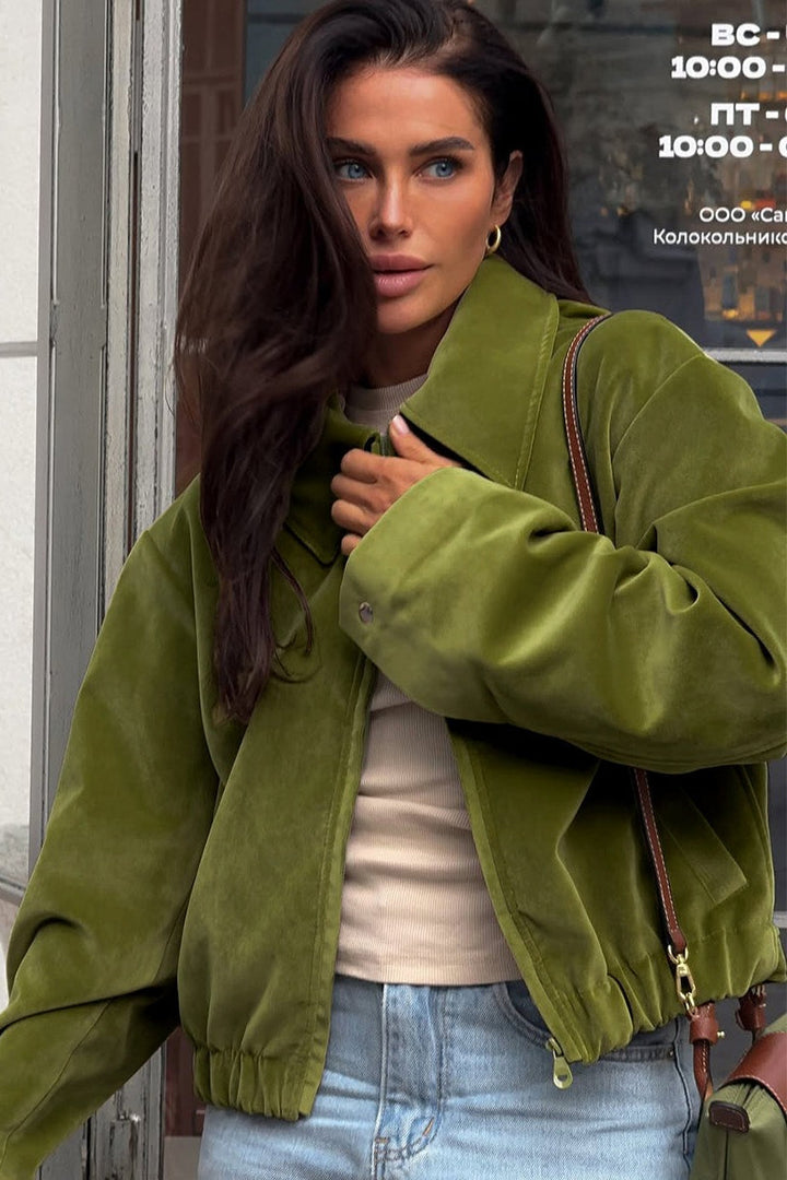 Lune London | Velvet Baseball Style Jacket