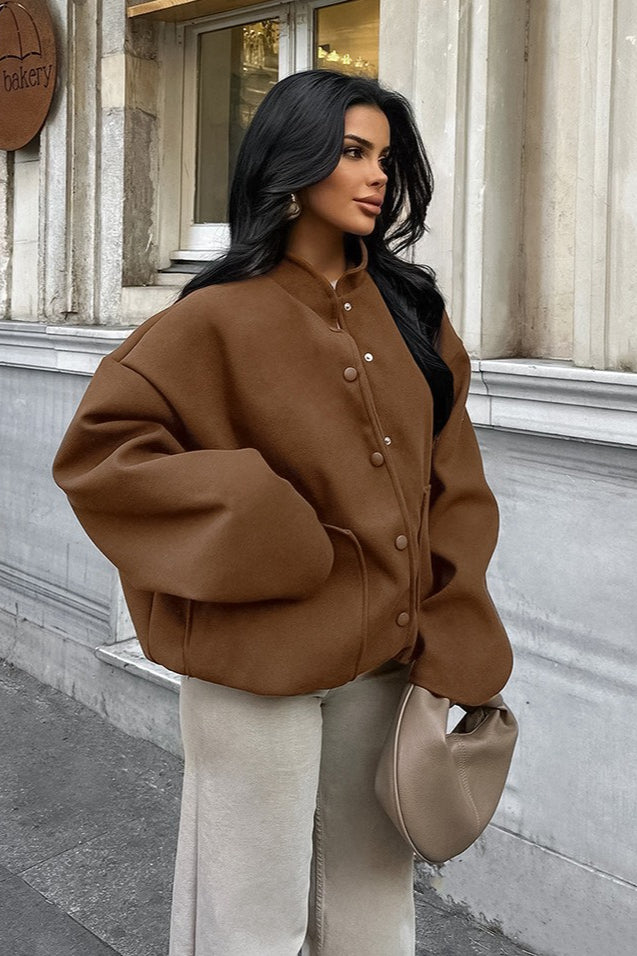 Lune London | Wool Stand Collar Jacket