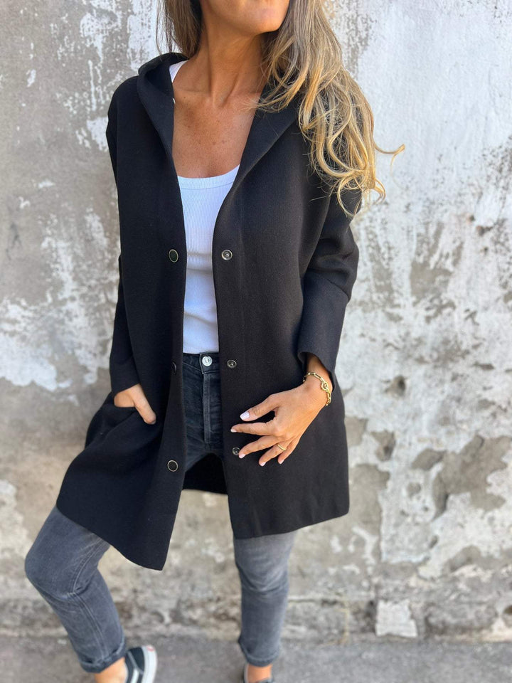 Lune London | Casual Single-Breasted Blazer with Hood
