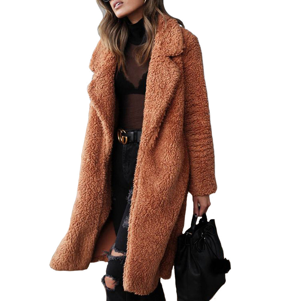 Ladies Cozy Teddy Coat Lune London