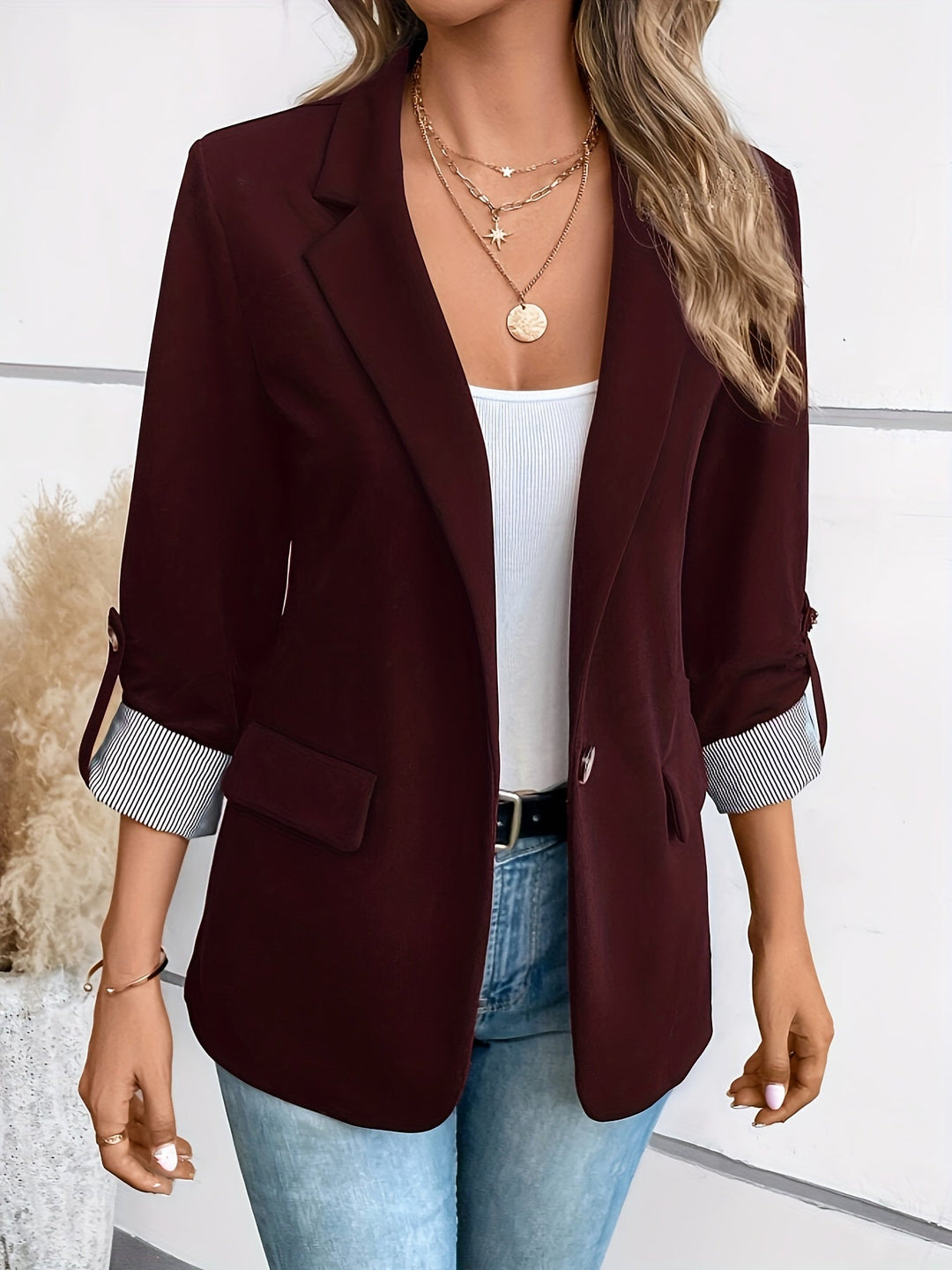 Lune London | Elegant Business Long Blazer With