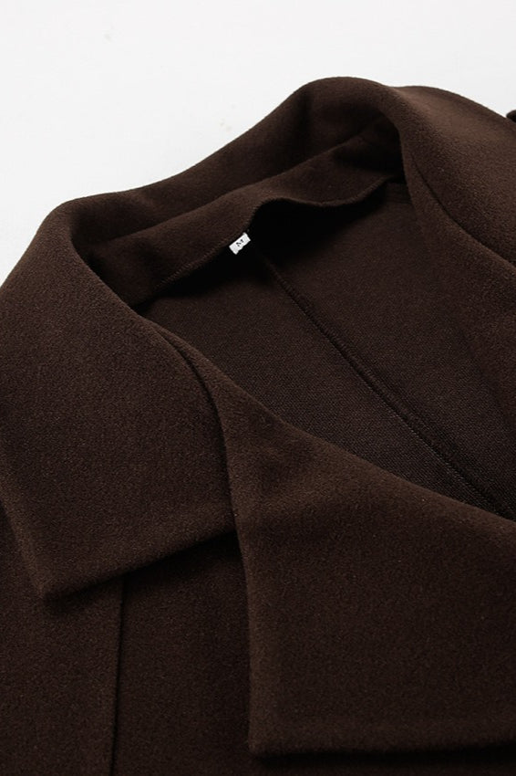 Lune London | Wool blend double-breasted jacket