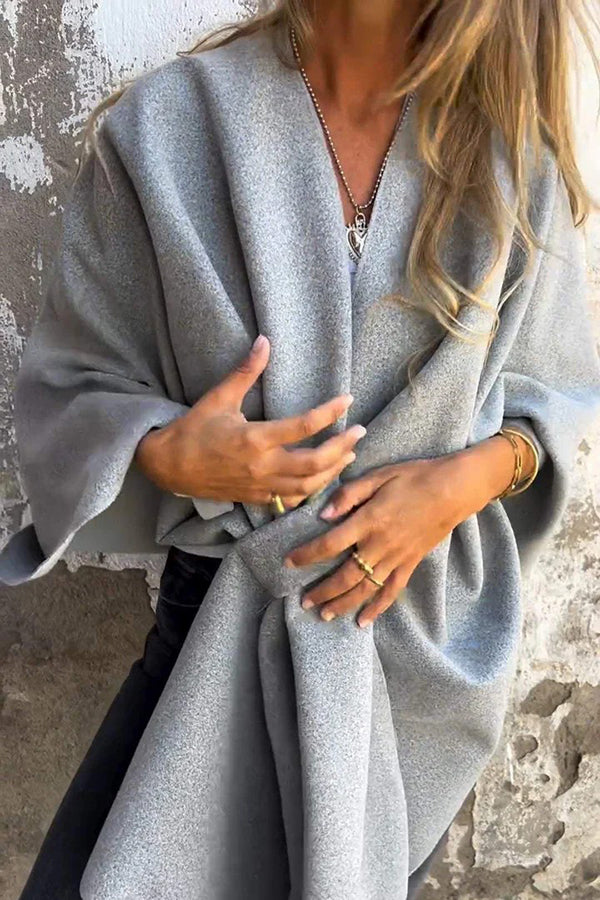 Lune London | Locker Cape Coat with V-Neck