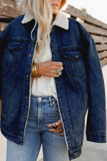 Lune London | Padded Jeans Bomber Jacket