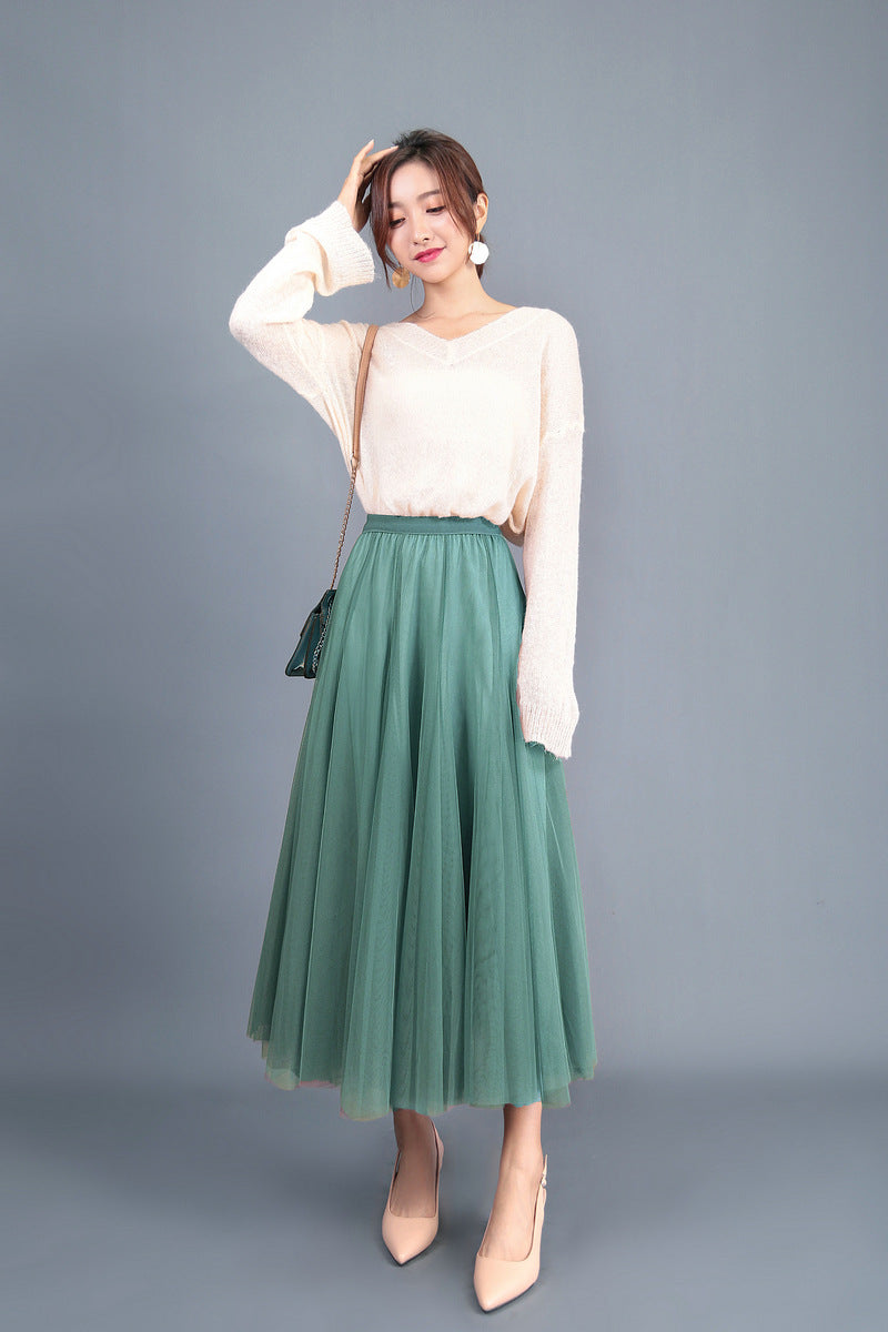 Lune London | Longer Softer Tulle Skirt with High Waist and Slim Fit