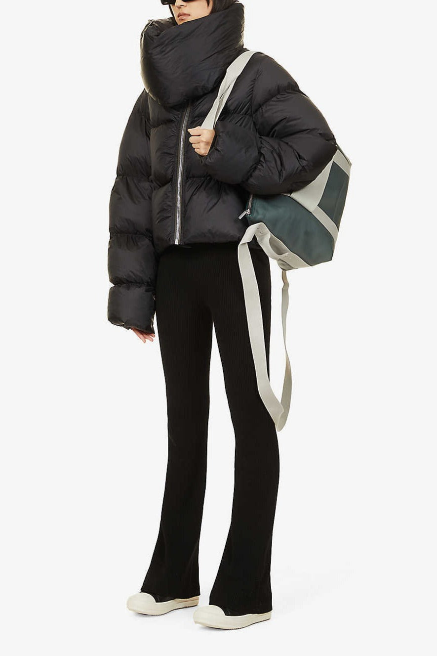 Lune London | Neck Scarf Collar Quilted Puffer Jacket