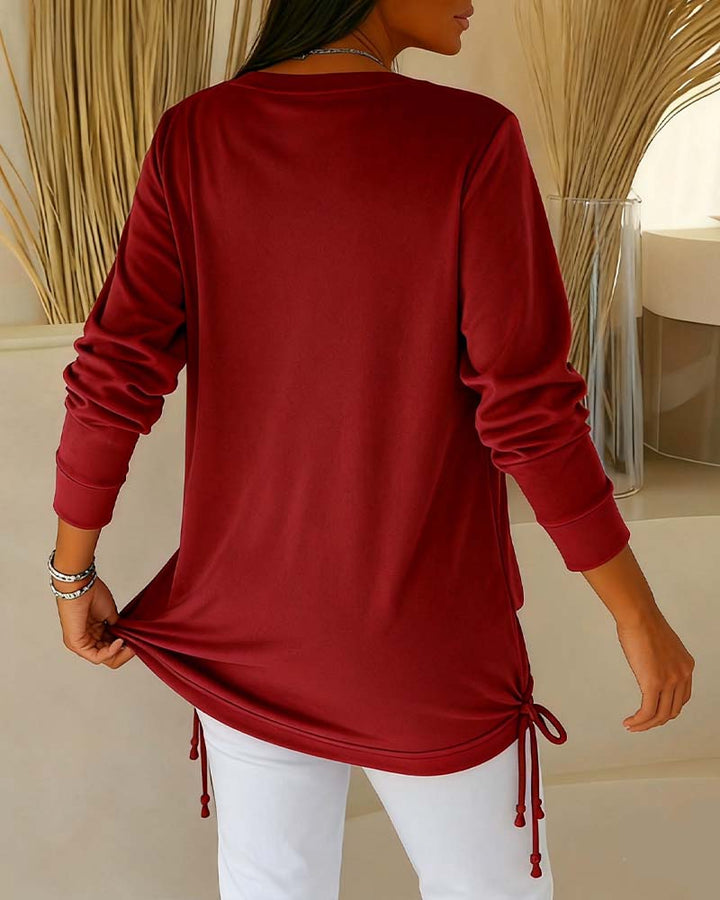 Lune London | Top with Contrasting Colors In A Two-In-One Look