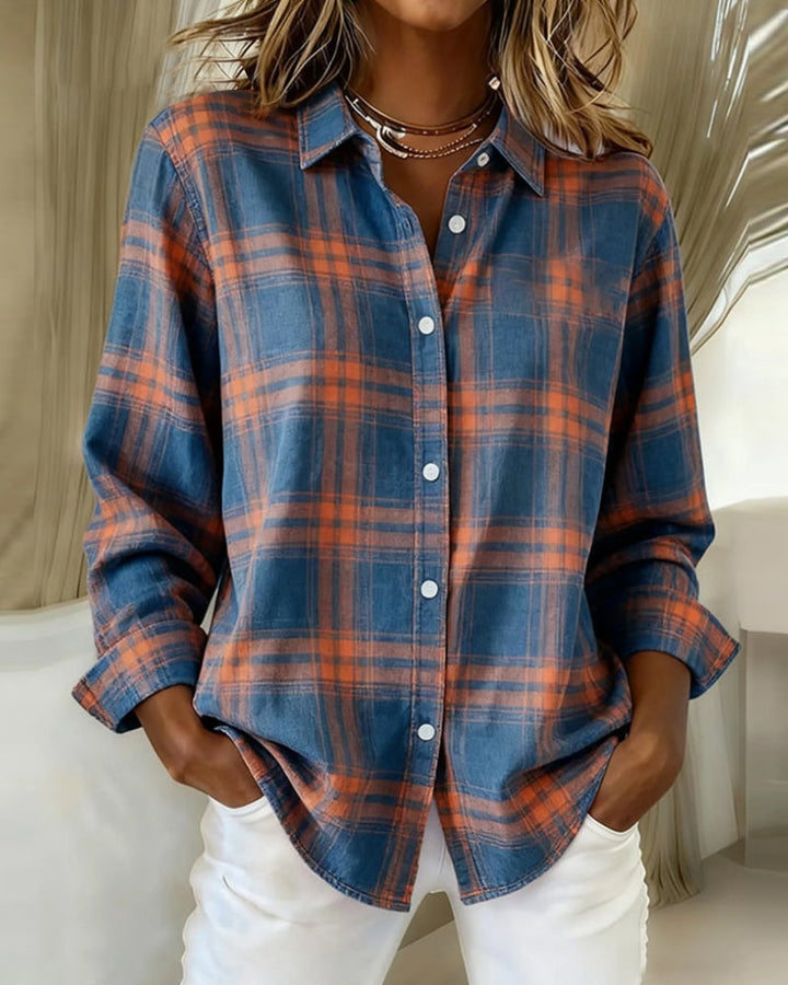 Lune London | Checked pattern and notched lapel