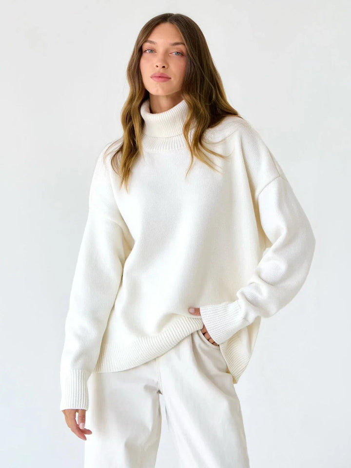 Lune London | Cozy Oversized Sweater with Turtleneck