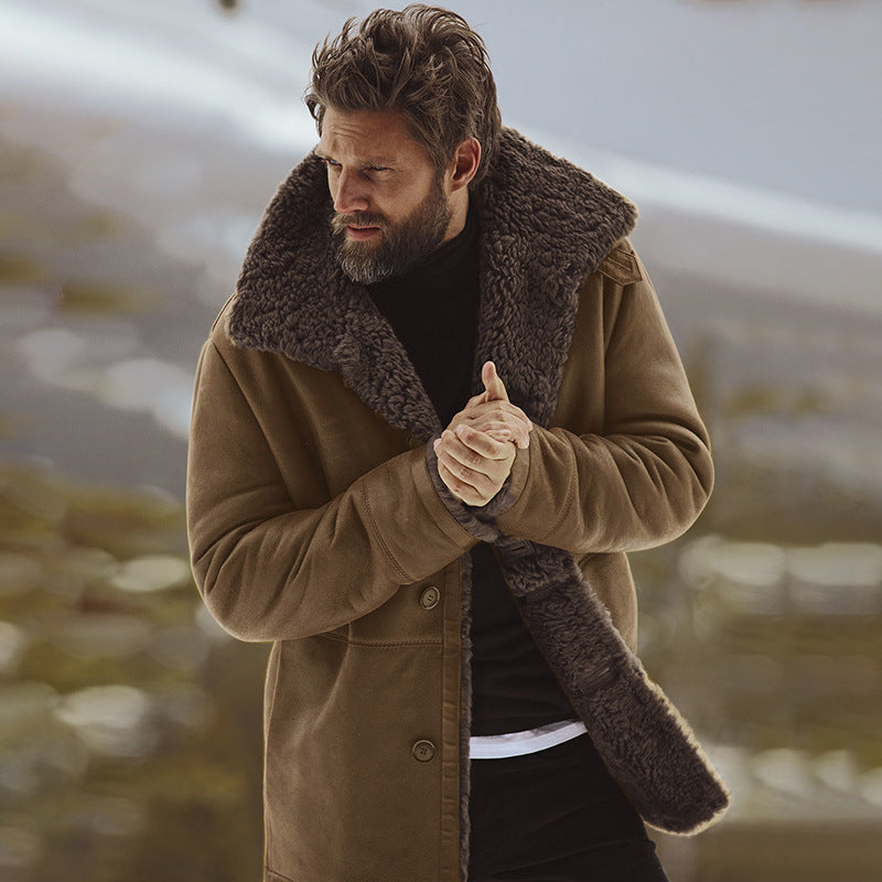 Soft transition coat for men with comfortable collar Lune London