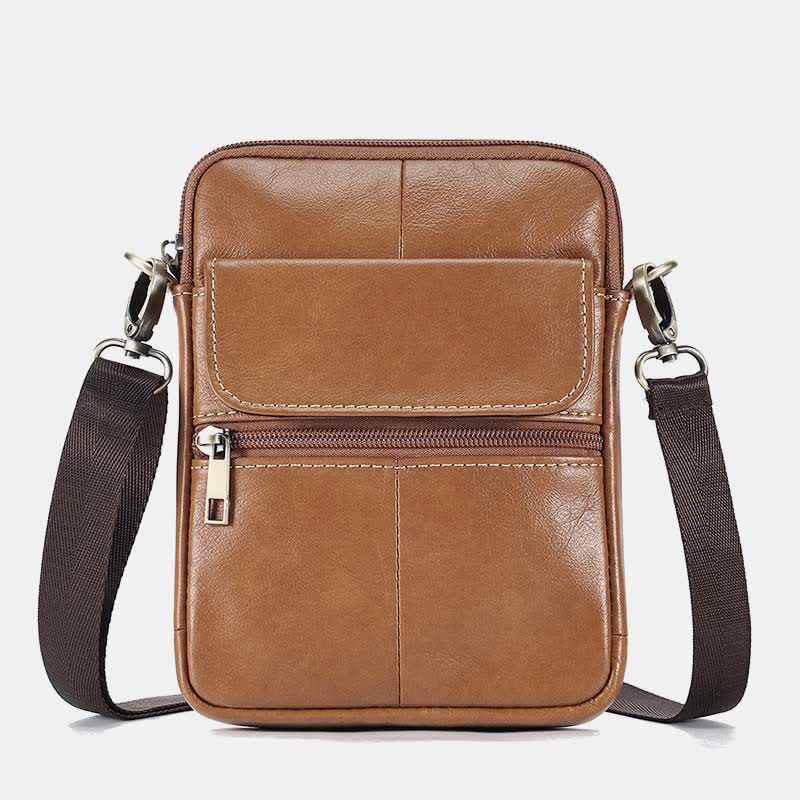 Lune London | Small Shoulder Bag Made of Genuine Leather for Men