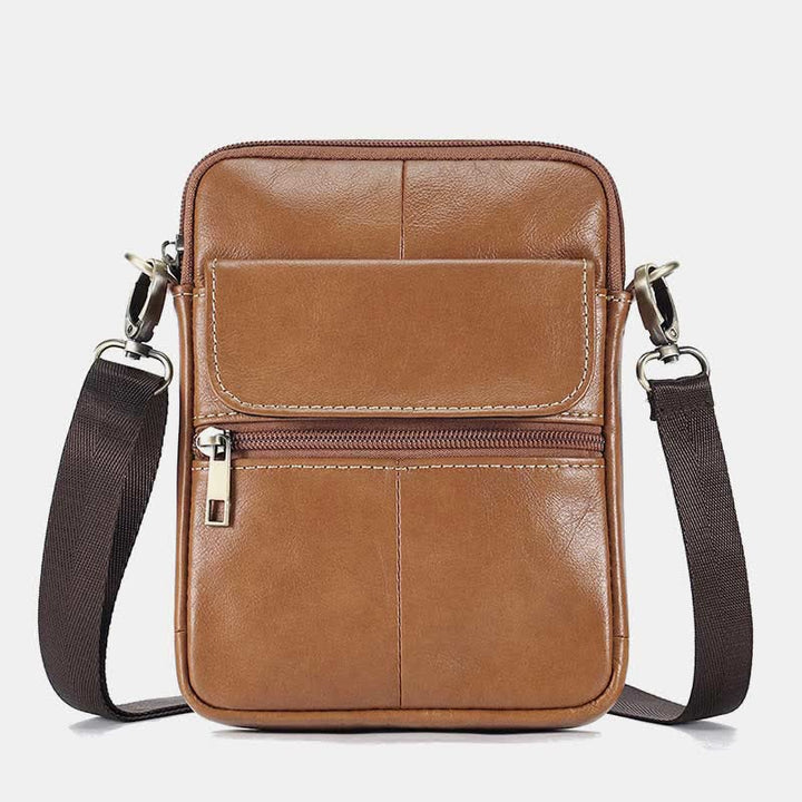 Lune London | Small Shoulder Bag Made of Genuine Leather for Men