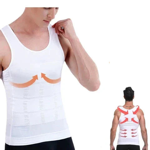Lune London | Slim Fit Compression Body Shaper with Tummy Control and Invisible Undershirt Design