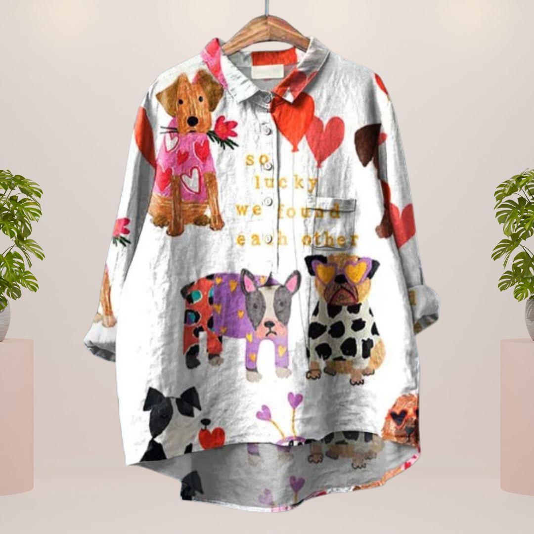 Lune London | Exclusive women's shirt with art print