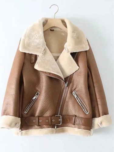 Lune London | Manteau en fourrure Sherpa pour femmes