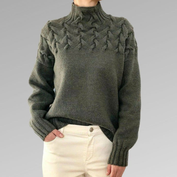 Lune London | Pull en col roulé élégant et chaud