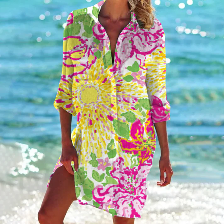 Lune London | Colorful Shirt Dress