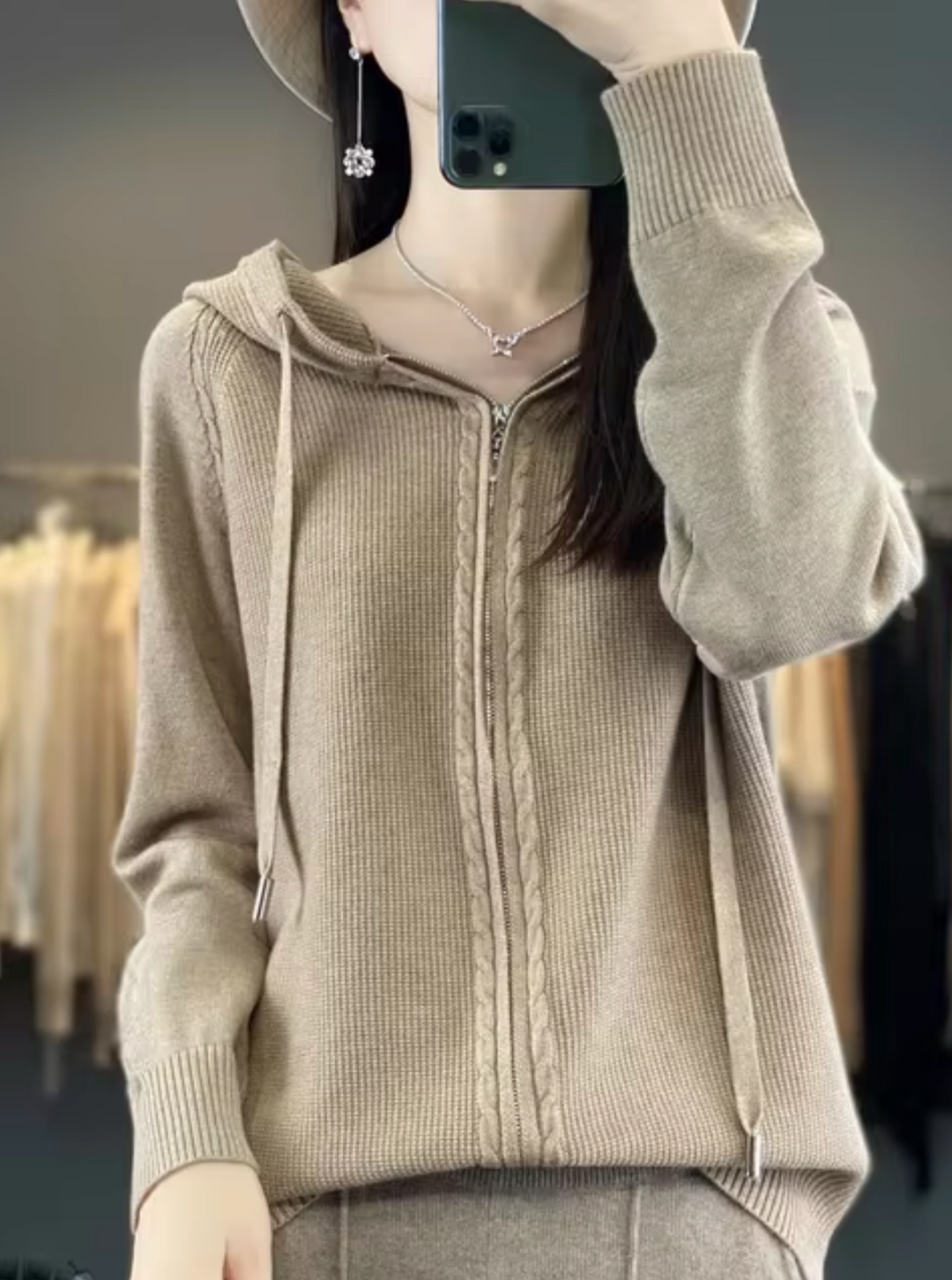 Chic und Stil | Hooded cardigan