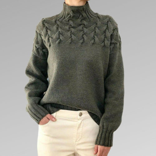Lune London | Elegant twisted knit sweater