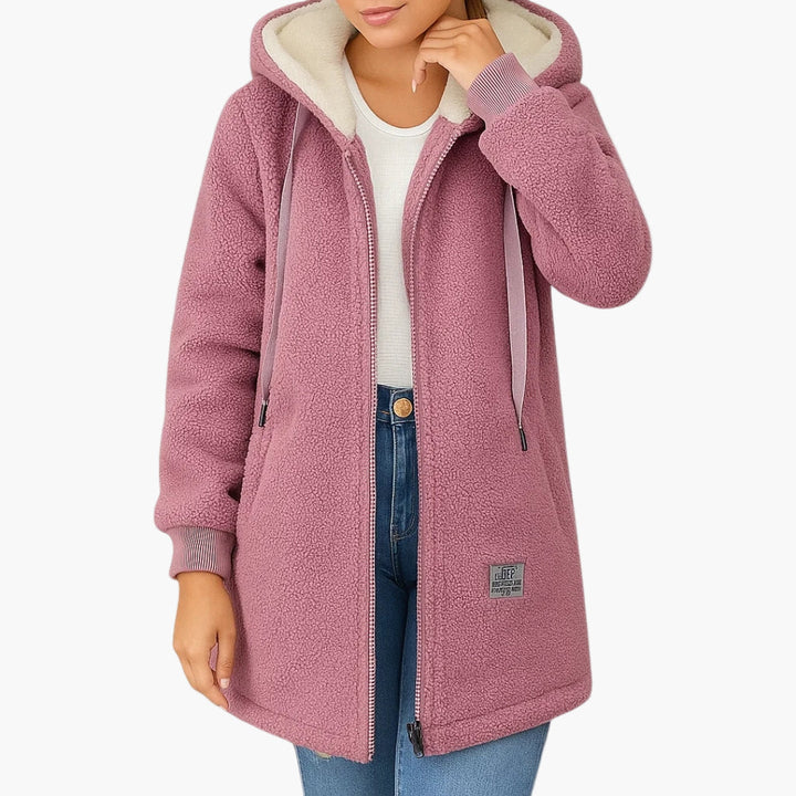 Lune London | Fleece Jacket with Hood - Fashionable Comfort for Leisure and Everyday Use