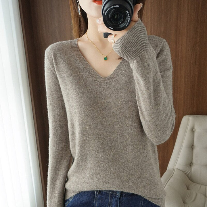 Chic Und Stil | V-Neck Made Of Cashmere
