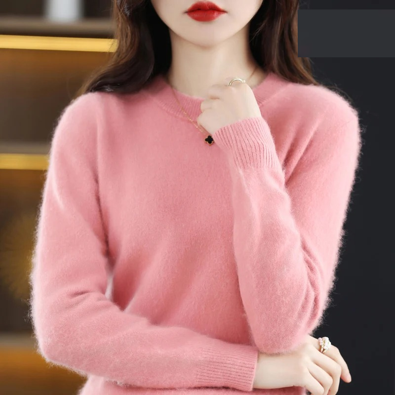 Chic Und Stil | Cashmere Pullover Women Luxurious Round Neck Soft & Fashionable