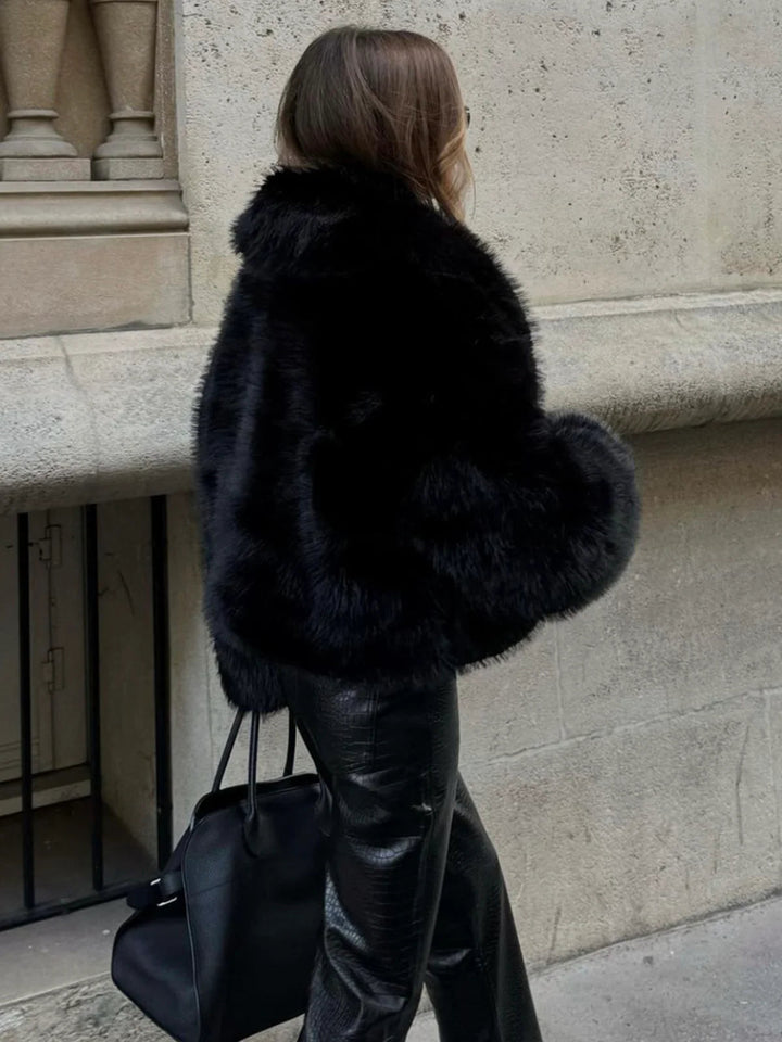 Lune London | Faux fur collar jacket