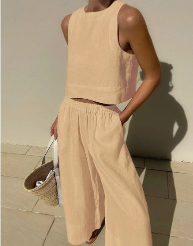 Lune London | Linen Two-Piece Summer Set Women