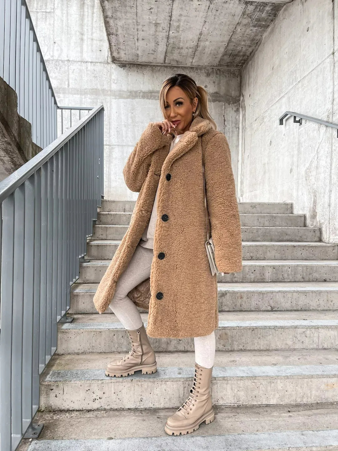 Lune London | Elegant Plush Trench Coat
