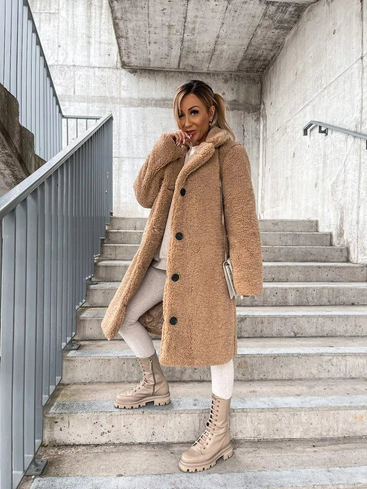 Lune London | Elegant Plush Trench Coat