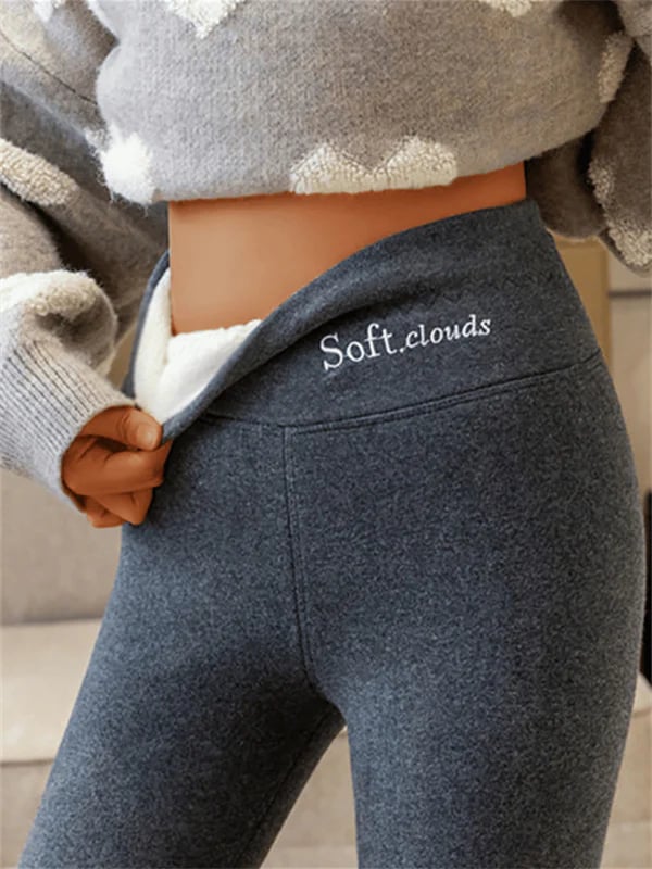 Lune London | Women's winter fleece pants - Warm shaping effect leggings