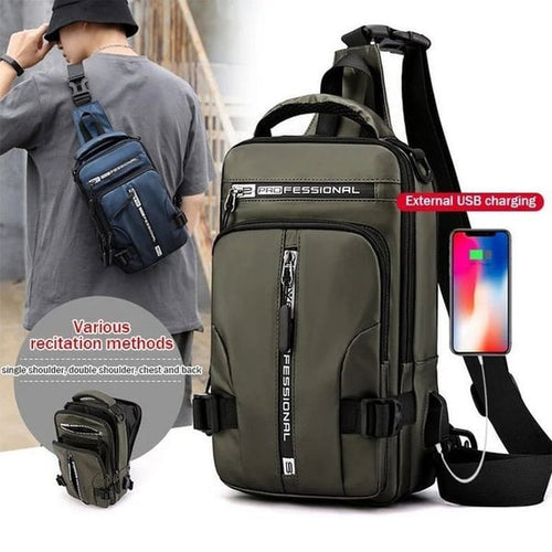 Lune London | Men's Waterproof Messenger Bag