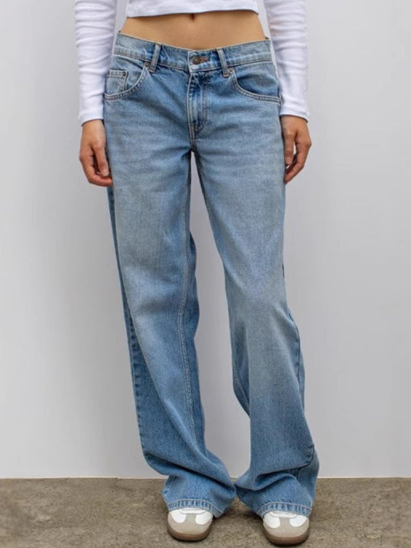 Lune London | Retro Leopard Print Star Boyfriend Jeans