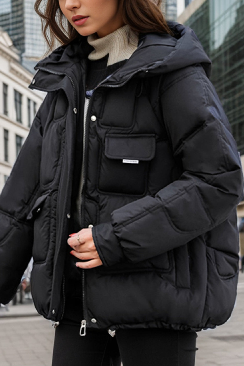 Lune London | Insulated Cargo Puffer Jacket