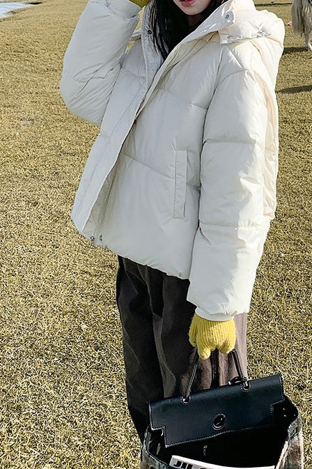 Lune London | Plush-lined oversized puffer jacket