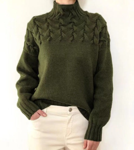 Lune London | Elegant twisted knit sweater