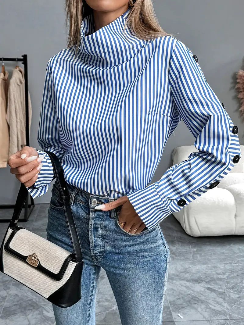 Lune London | Stylish Striped Blouse Made of Cotton