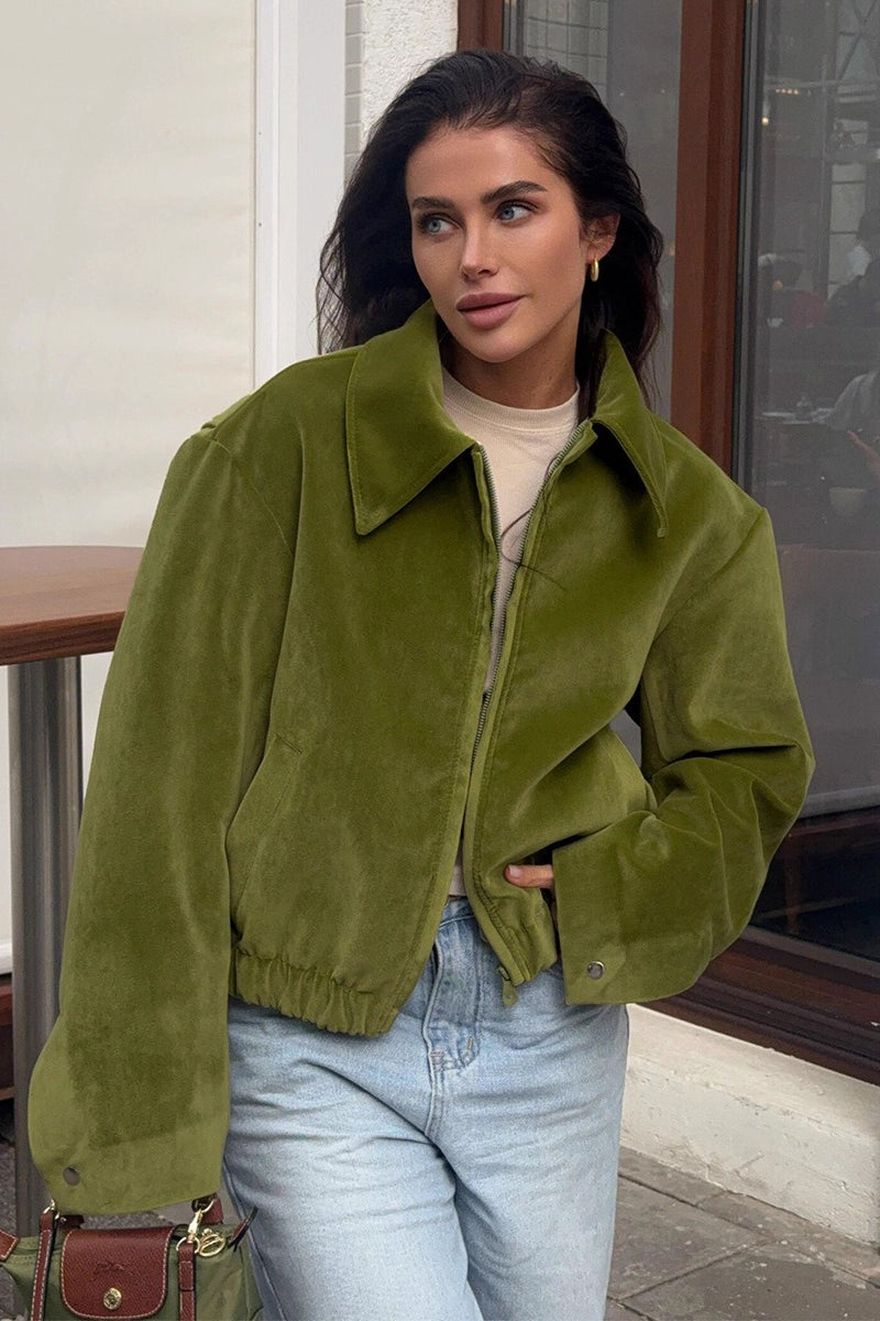 Lune London | Velvet Baseball Style Jacket