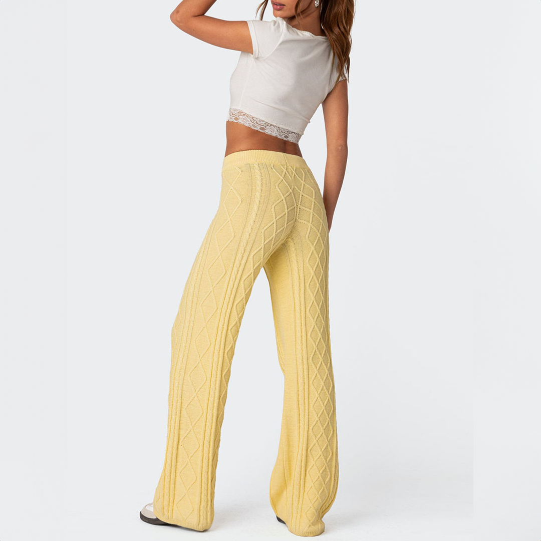 Lune London | Knitted wide pants