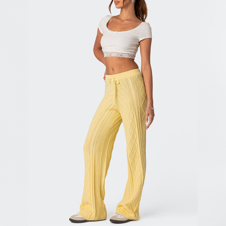 Lune London | Knitted wide pants