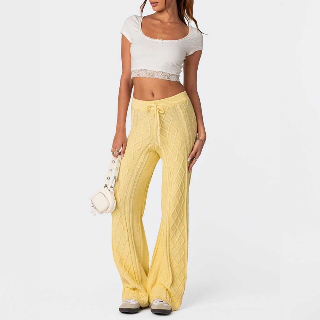 Lune London | Knitted wide pants