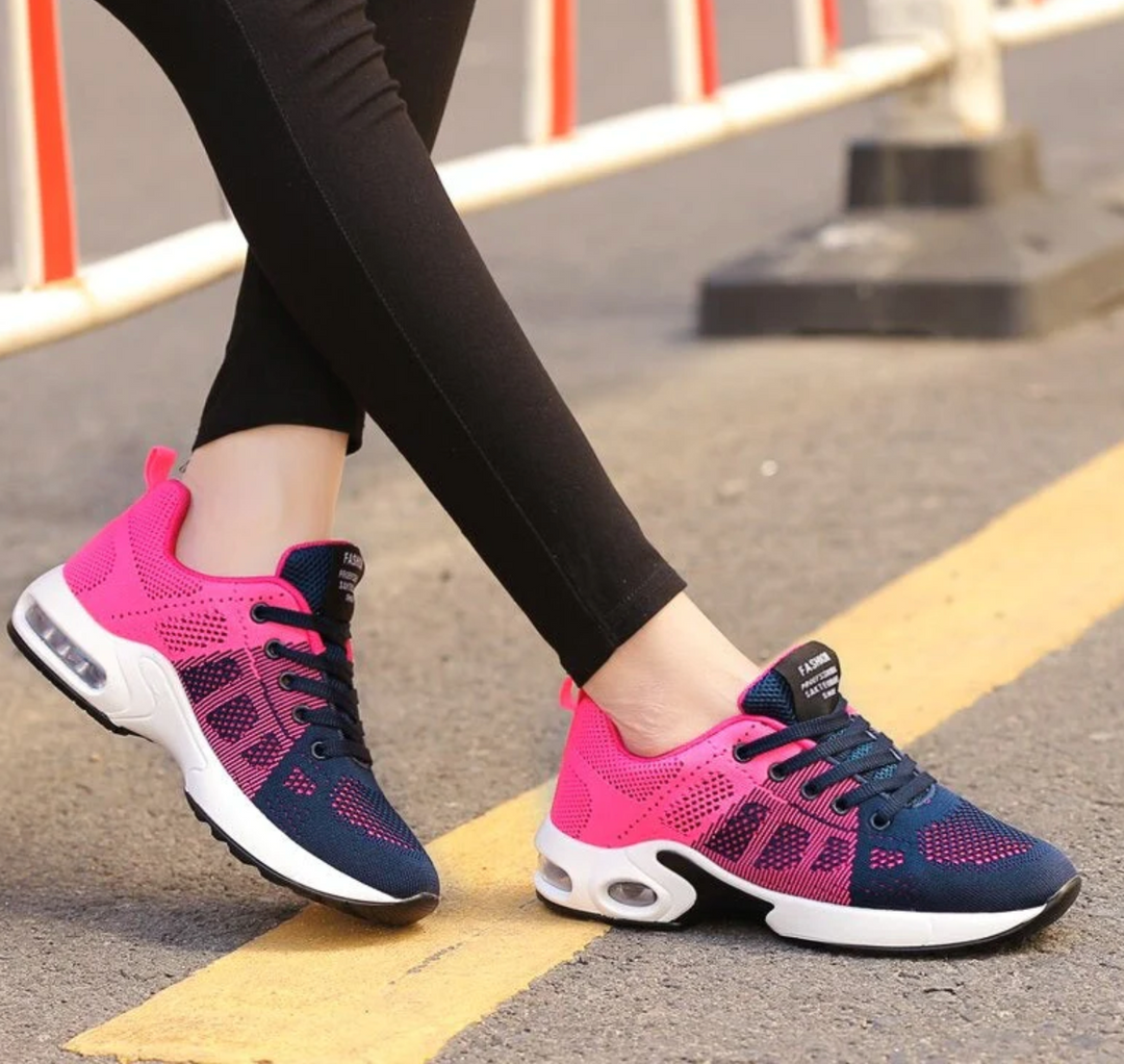 Lune London - Lightweight and breathable orthopedic sports sneakers for women | Casual sporty running shoe with air cushion sole
