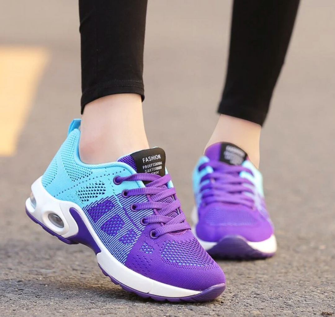 Lune London - Lightweight and breathable orthopedic sports sneakers for women | Casual sporty running shoe with air cushion sole