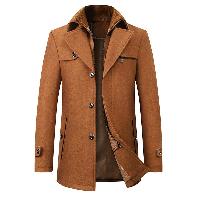 Winter business raincoat