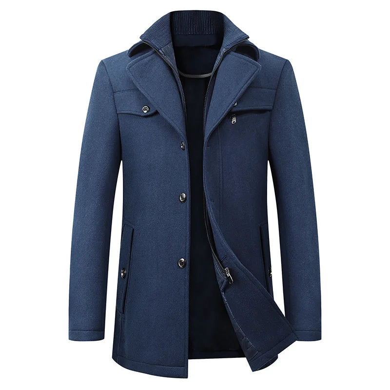 Winter business raincoat
