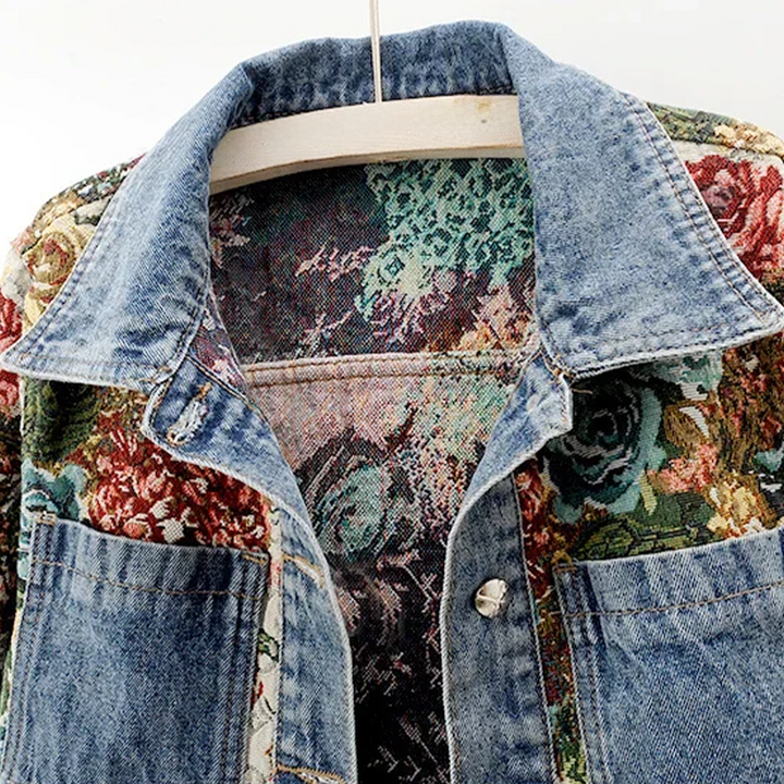 Lune London | Floral Denim Jacket for Women July