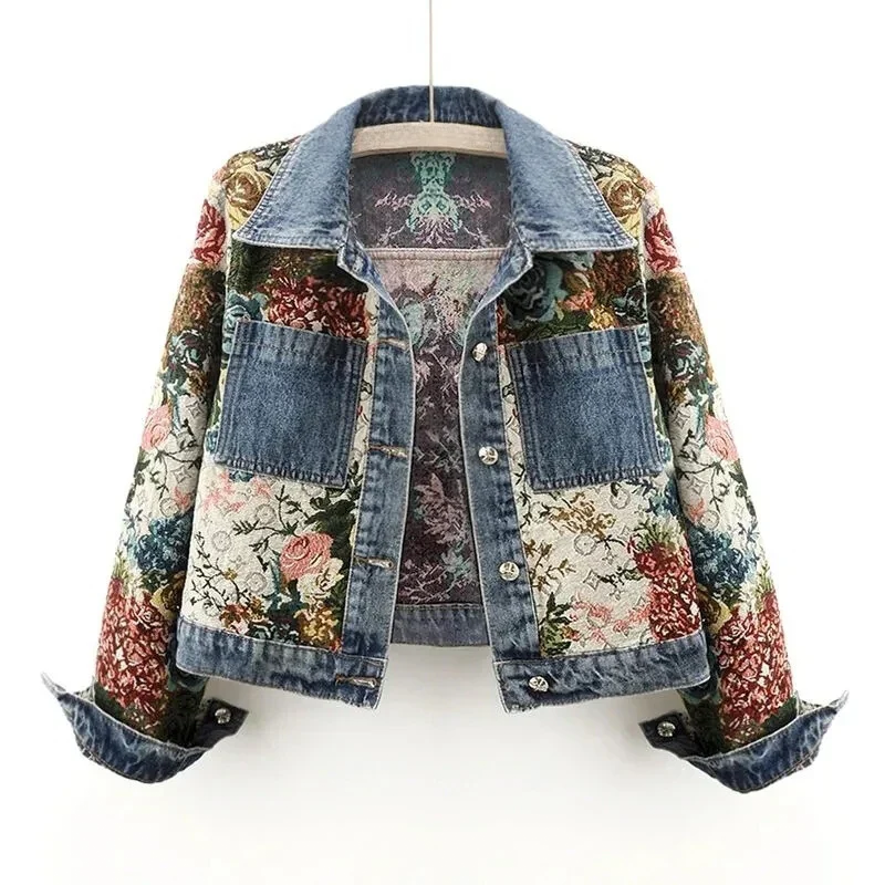 Lune London | Floral Denim Jacket for Women July